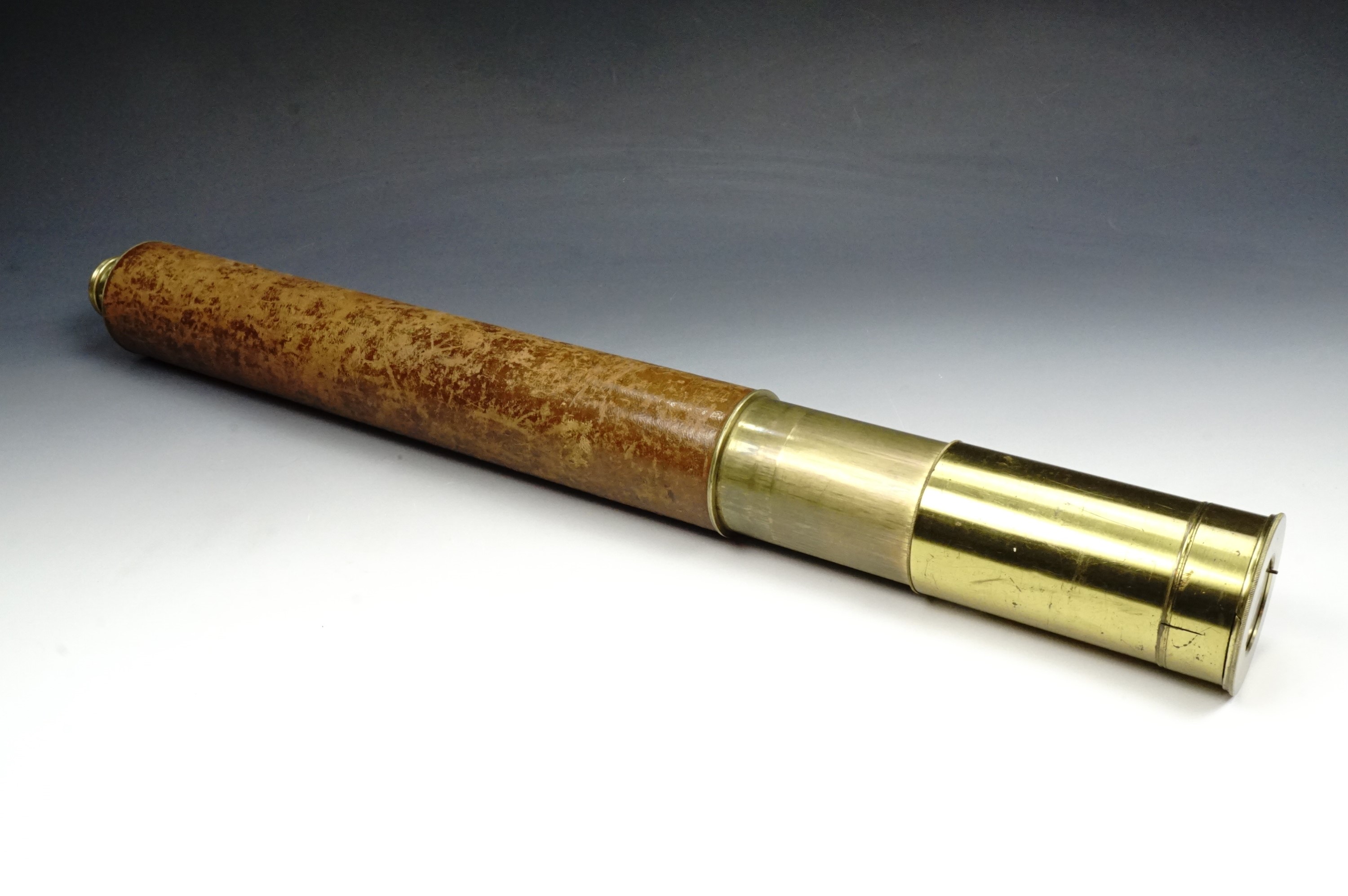 A Victorian Anchor trade mark "Try Me" single draw brass telescope, having a 1 1/2 inch objective, - Image 3 of 4