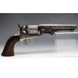 A Colt Model 1849 pocket revolver,
