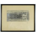 J.P. Milligan "The Auld Brig, Dumfries" A bromide print of an early photograph for the Scottish