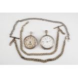 An Amida "Specially Examined Railway Regulator" pocket watch, one other watch and three watch