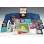 Sundry largely GB coin sets and commemoratives including a 1977 Royal Mint proof year set etc