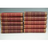 Chambers' Encyclopaedia, a Dictionary of Universal Knowledge, 10 volumes, 1985, red cloth