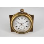 A Victorian Admiralty chronometer deck watch by P & A Guye Ltd of London, having a manual wind pin-