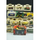 A large quantity of 'Days Gone' and other miniature die-cast toy cars, tractors etc