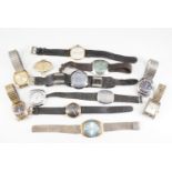 A quantity of 1960s and other vintage wristwatches