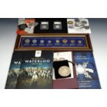 Sundry commemorative and other coins including a 50th Anniversary of Decimalisation 50p Datestamp