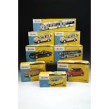 A quantity of Corgi 50th Anniversary die-cast model cars together with a related magazine