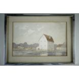 John Sharman, (late 20th Century, British) "Woodbridge Tide Mill", watercolour, in card mount and
