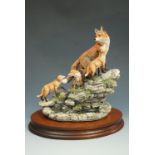 A limited edition Border Fine Arts figurine 'Moving Home' boxed with certificate, 24 cm