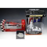 A REALTOY 'Action City' space mission toy set, together with a remote control Ferrari Formula One