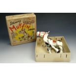 Lesney Moko 1950s die-cast puppet 'Introducing Muffin Junior', in its original box with picture