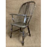 A Windsor armchair