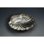 A late Victorian silver scallop-form butter dish, Maxfield & Sons, London, 1897, 12.5 cm, 52 g