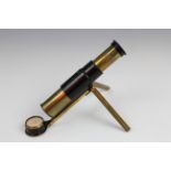 A late 19th Century Dollond pocket microscope