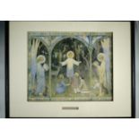 After Margaret Tarrant, "All Things Bright and Beautiful", a lithographic religious nursery print