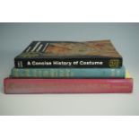 Three volumes on the history of fashion and costume