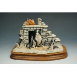 A signed Border Fine Arts figurine 'Jocks Pride' boxed, 14 cm