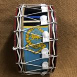 A King's Own Royal Border Regiment bass drum, 72 cm