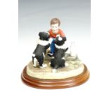 Border Fine Arts Young Young Farmers series figurine, 'Young Friends', No. A1452.