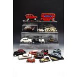 A quantity of Dinky die-cast and other toy cars etc