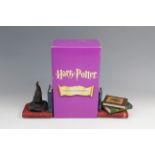 A set of Harry Potter "Sorting Hat" bookends, in original carton