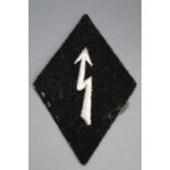 A German Third Reich Waffen-SS signaler's arm badge