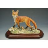 A Border Fine Arts figurine 'Fox' boxed, 13 cm