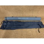 A Greys 10' Missionary spin fishing rod and travel case