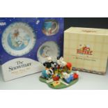 Royal Doulton boxed limited edition 'Rupert's Toy Railway', and a Coalport 'Characters' 'The