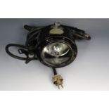 A Second World War Aldis signalling lamp