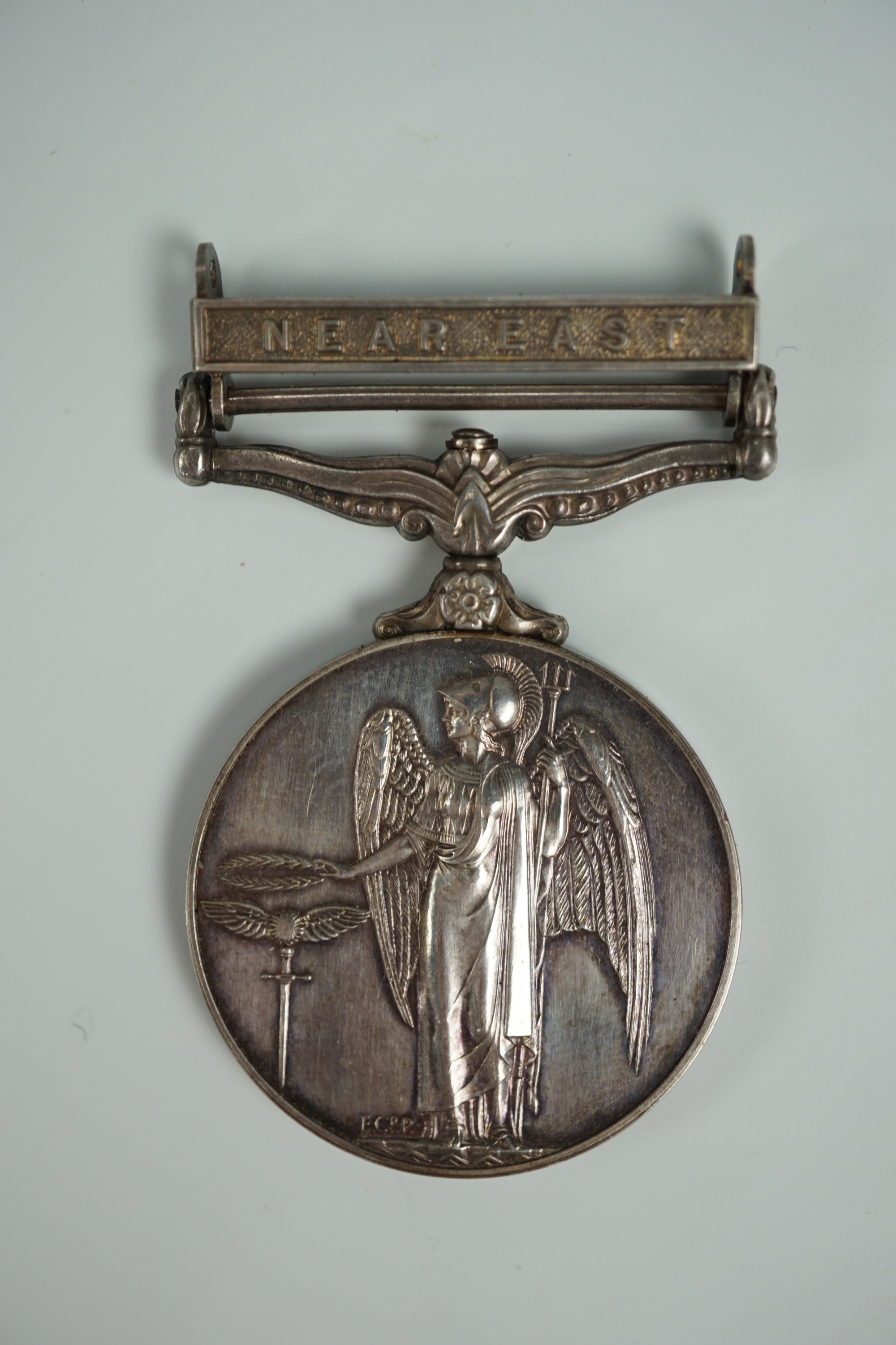 A QEII General Service Medal with Near East clasp to 22752433 Cpl J Mowat, RS - Image 2 of 2