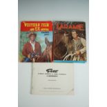 Three Western TV / film / cartoon books and annuals, circa 1960s