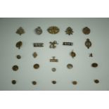 Sundry Victorian and later military and civil insignia including a Second World War Girl's