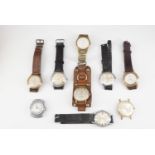 A quantity of 1950s and other wristwatches