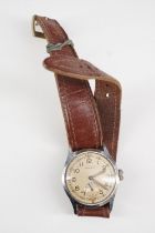 A Second World War British army Moeris ATP wristwatch, (a/f)