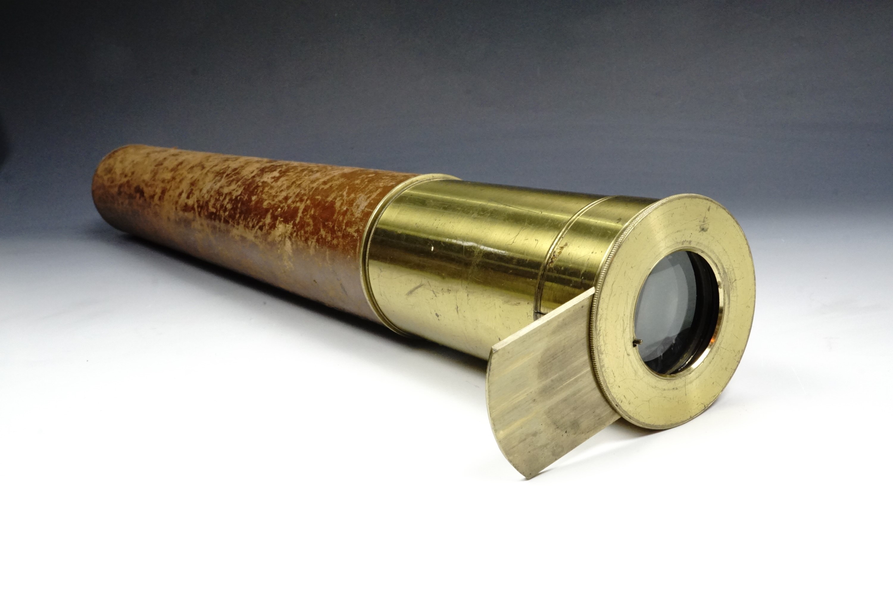 A Victorian Anchor trade mark "Try Me" single draw brass telescope, having a 1 1/2 inch objective, - Image 4 of 4
