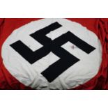 A large German Third Reich national flag / banner, 280 cm x 460 cm