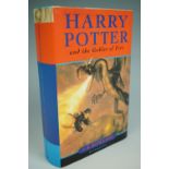 J K Rowling, miss-bound 'Harry Potter and the Goblet of Fire', London, Bloomsbury, 2000, [The text