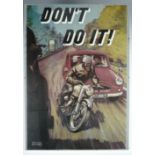 A Roland Davies print 'Don't Do It', 50 x 70 cm