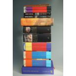 J K Rowling, 11 Harry Potter books and two booklets, including three paperbacks and some first