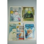 A scarce 1986 "The Snowman" pop-up book with music, Raymond Briggs and Ron Van Der Meer, together