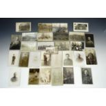 A quantity of Great War period photographic postcards
