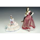 A Royal Doulton figurine 'Carmen' and certificate together with 'Day Dreams', tallest 23 cm