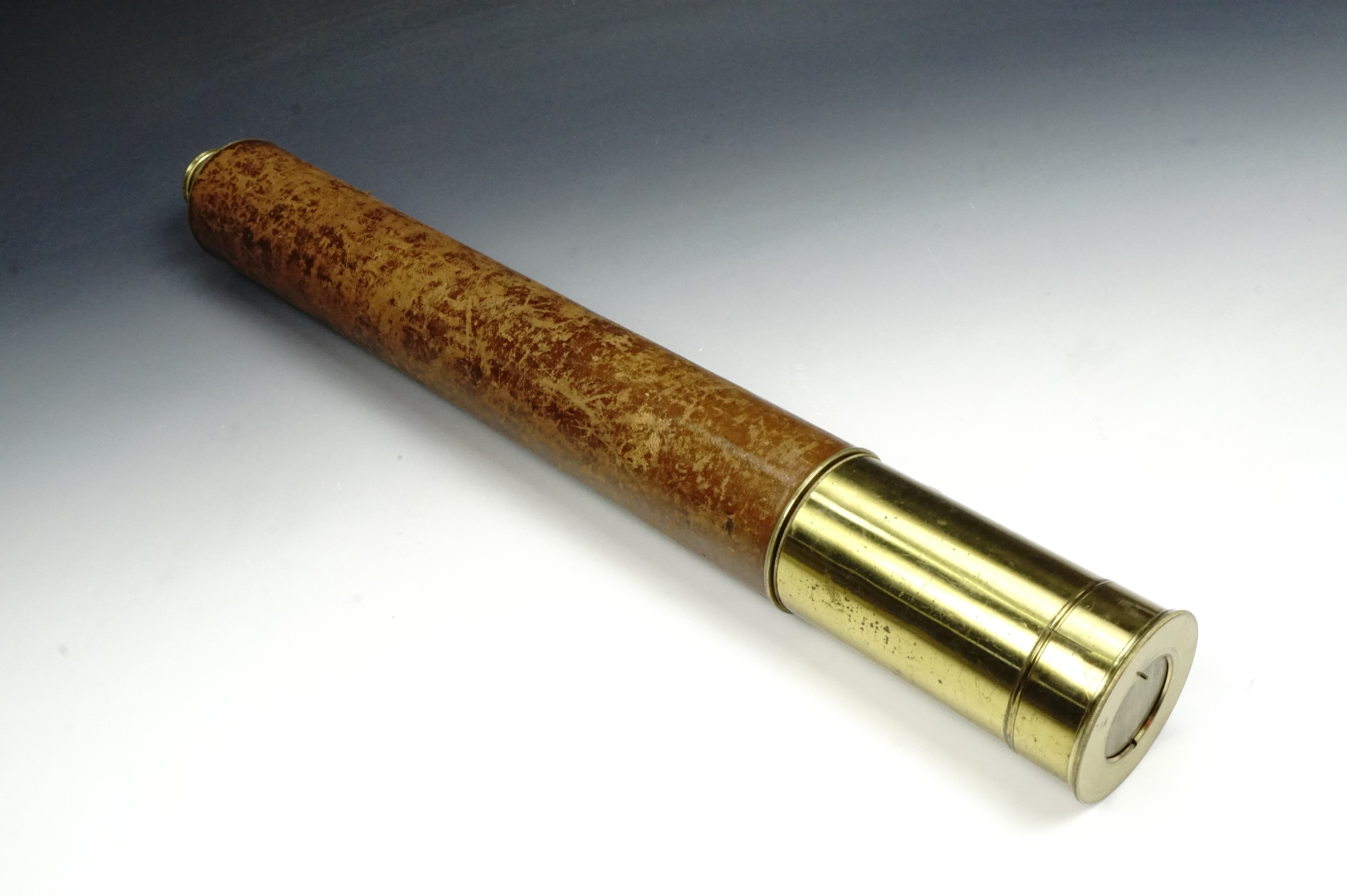 A Victorian Anchor trade mark "Try Me" single draw brass telescope, having a 1 1/2 inch objective, - Image 2 of 4