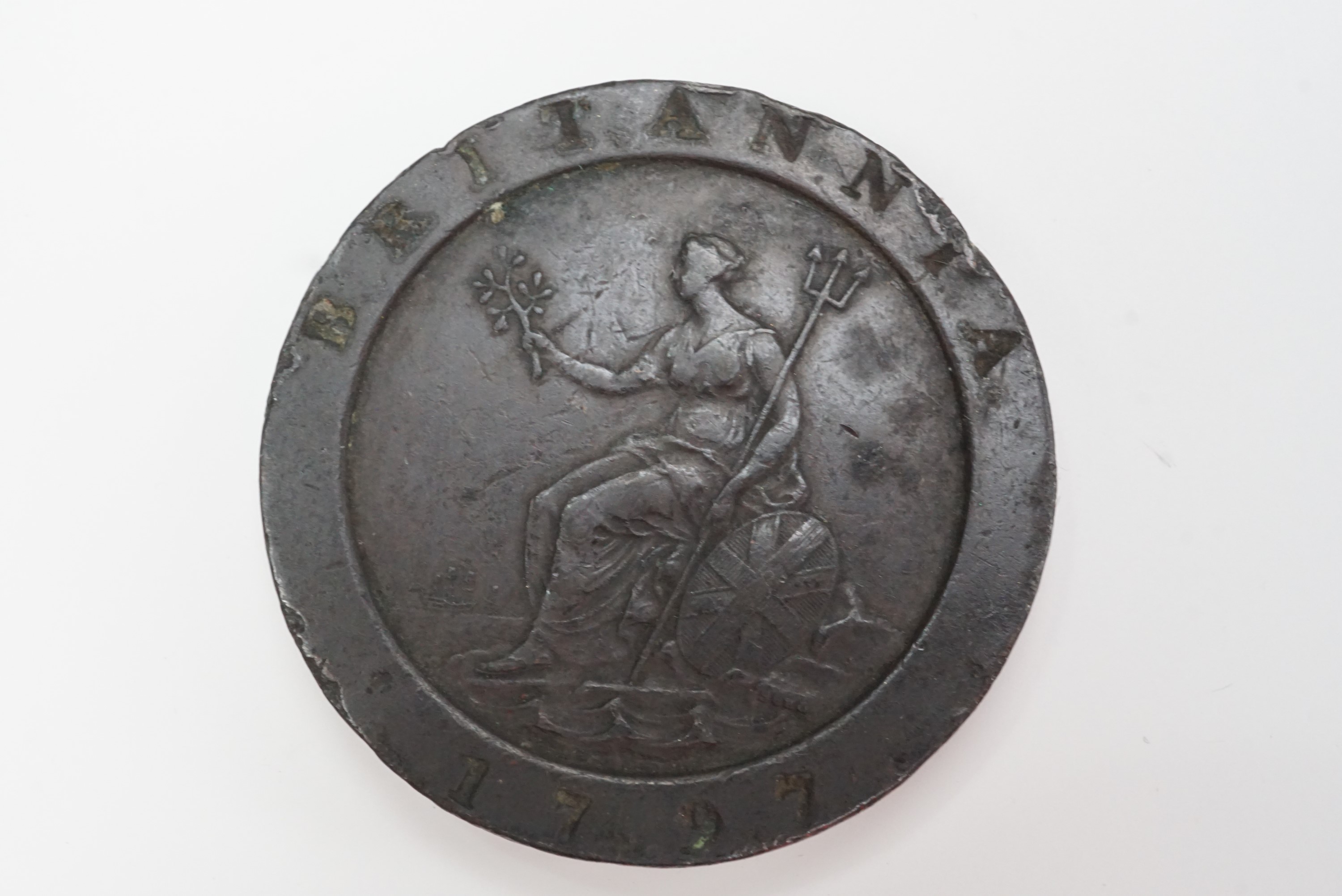 A 1797 "cartwheel" 2d coin - Image 2 of 2