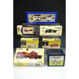 Boxed die-cast model cars, wagons, tractors and others including a Ferguson TE20 tractor 1946-1996