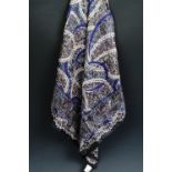 A vintage Liberty floral design silk scarf, 85 x 85 cm