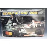 'Scalextric 200' set with cars and a quantity of track.