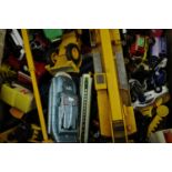 A large quantity of die-cast toy cars and other vehicles
