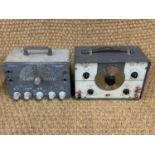 Two signal generators, Heathkit model RF-IU by Daystrom Ltd, and Eagle Products model TE-188, a/f.